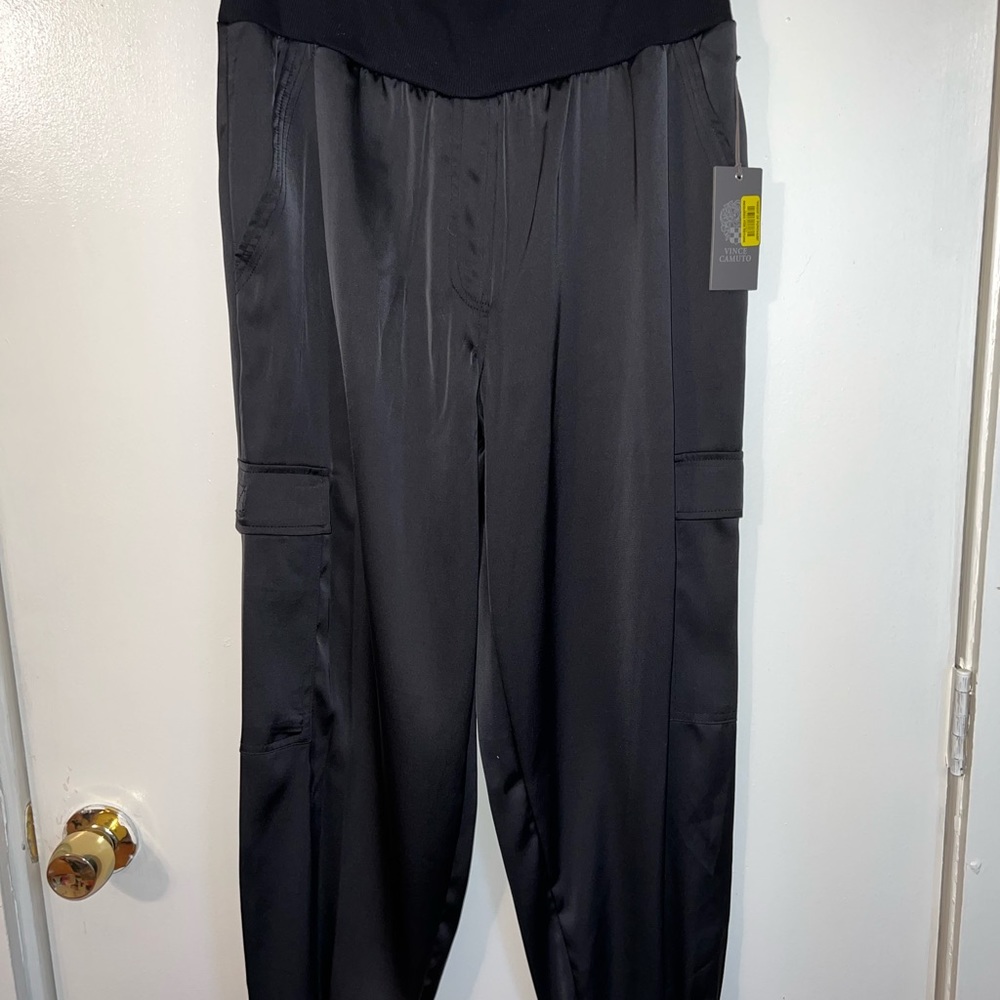 Vince Camuto Satin Joggers